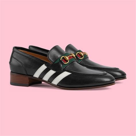 gucci addidas loafer|adidas x gucci men's loafer.